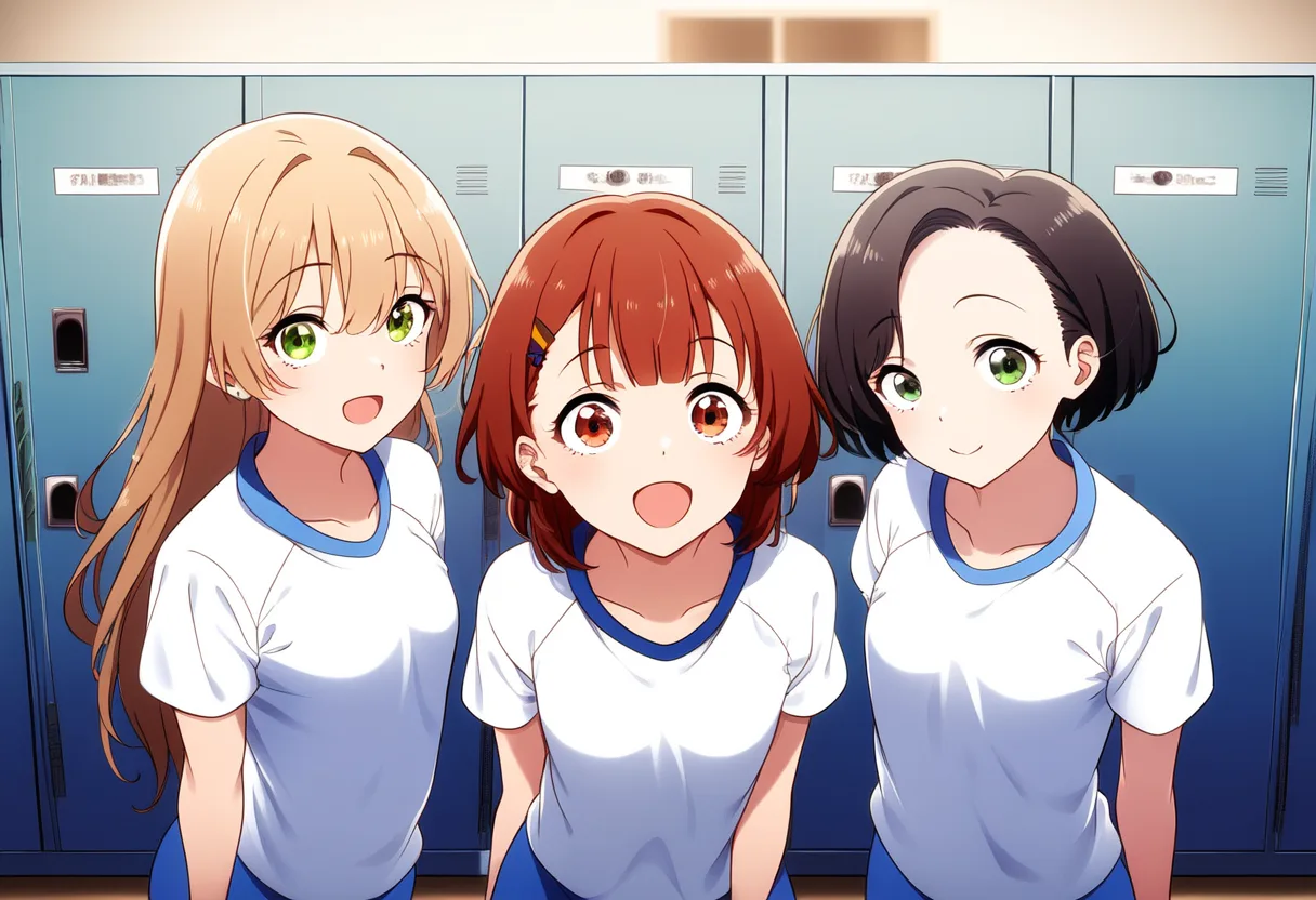 体操部三人衆