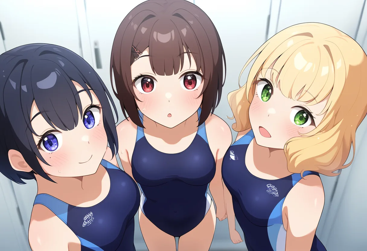 女子水泳部三人衆