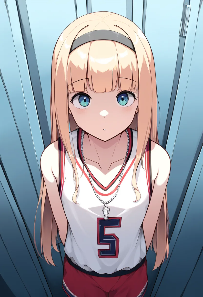 金髪バスケ少女