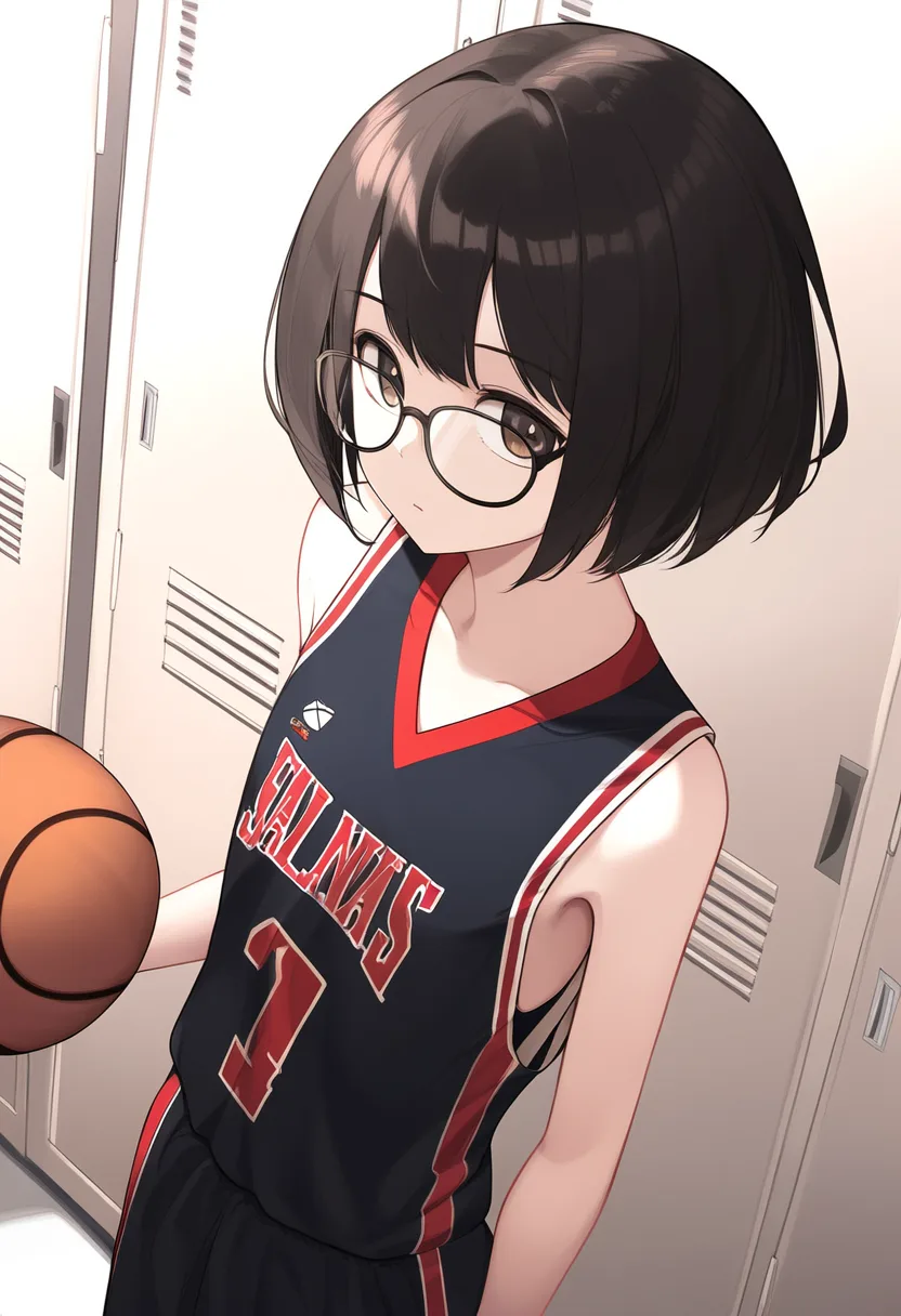 めがねバスケ少女