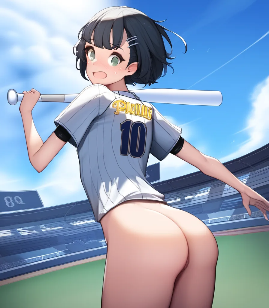 ノーパン始球式女子58
