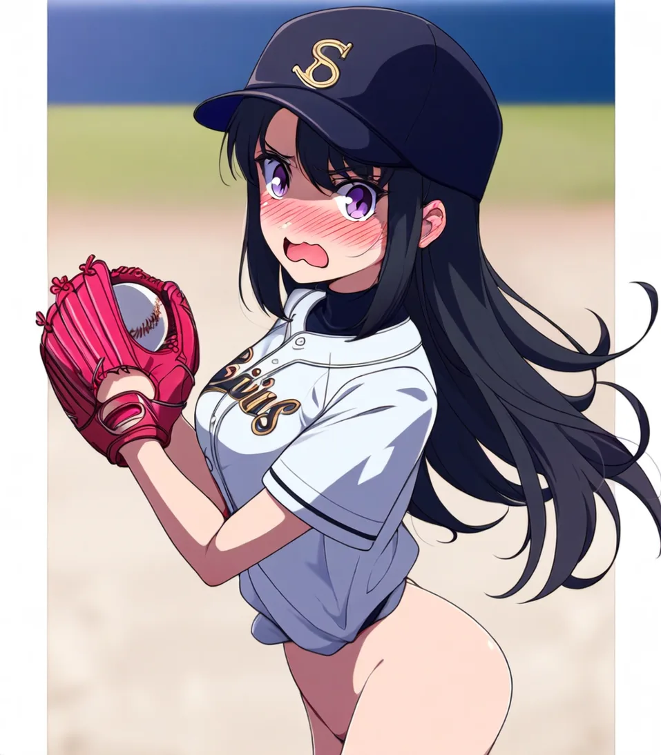 ノーパン始球式女子73