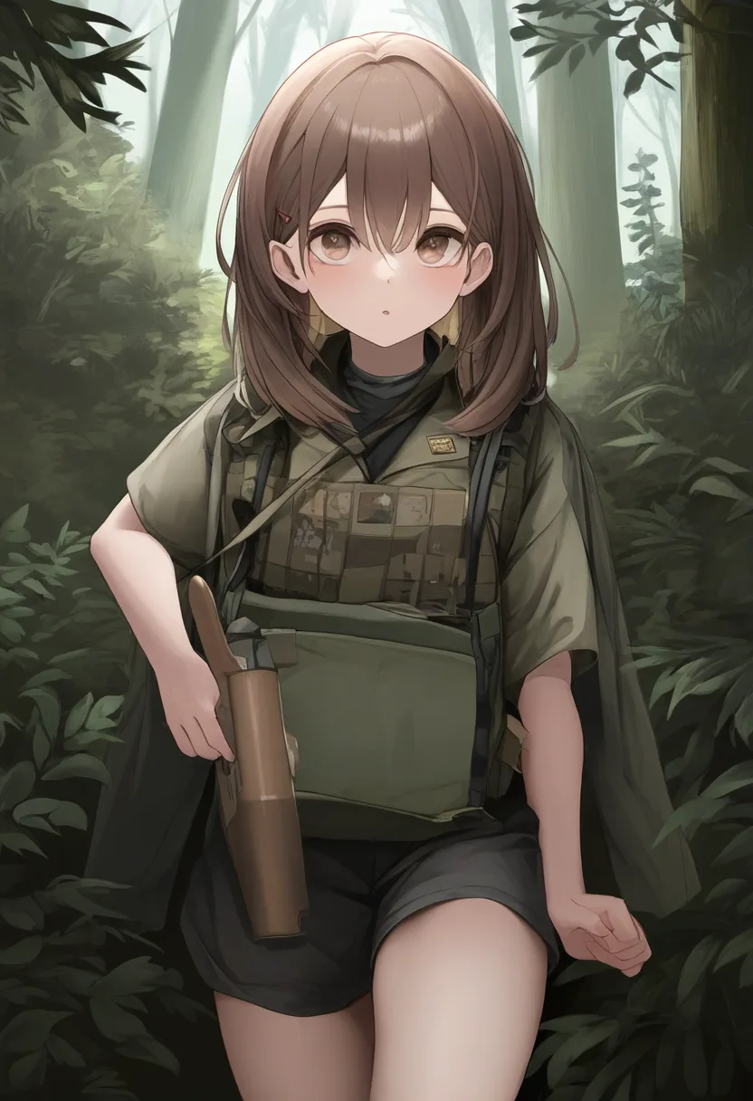 撃たれてしまった後輩ちゃん