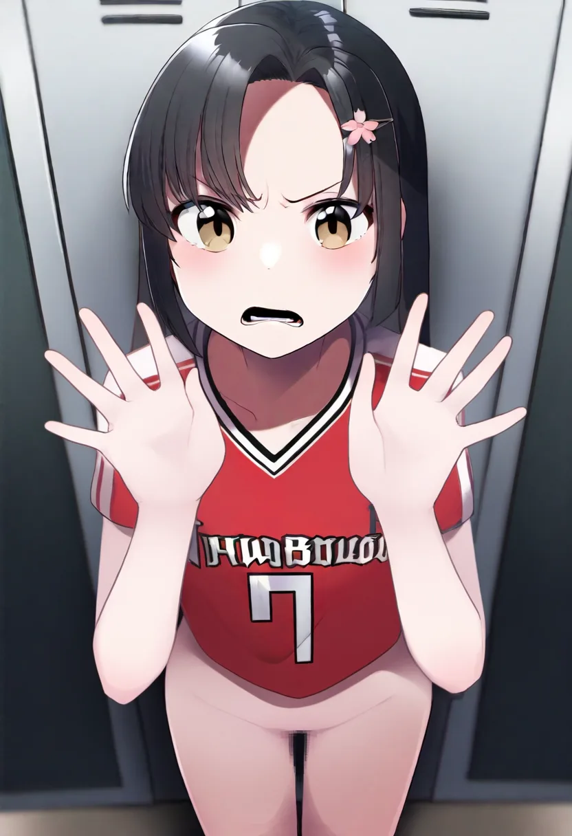 バスケ美少女おマンこ丸見え