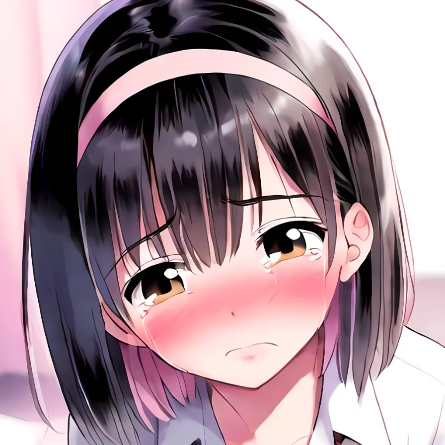 幼馴染の表情のアップ