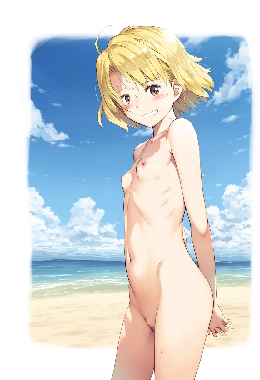 撫で回したくなる体の女子。