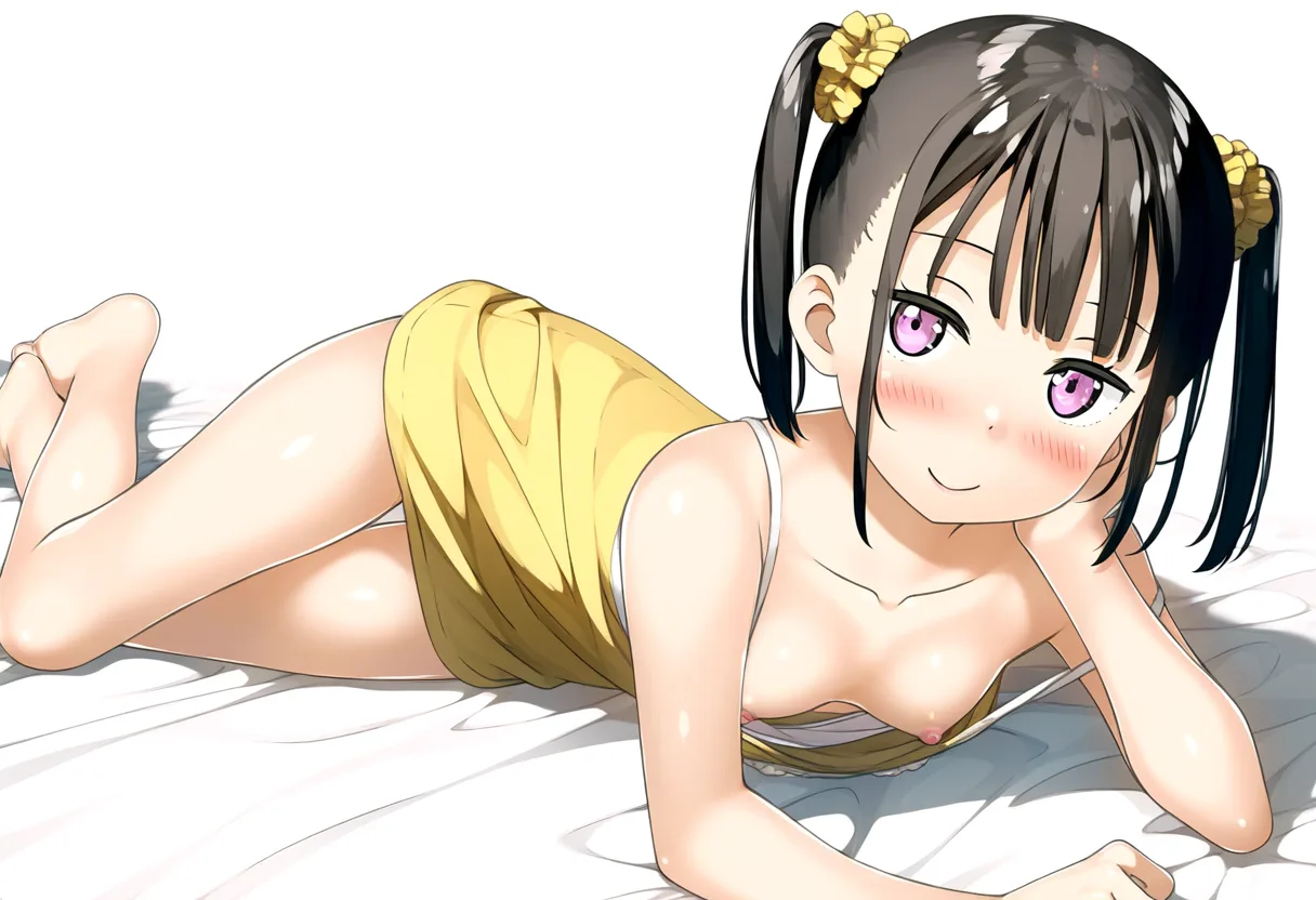 無防備な幼馴染は、おっぱいが見えていることに気づいているのだろうか。むしろ見せているのだろうか。