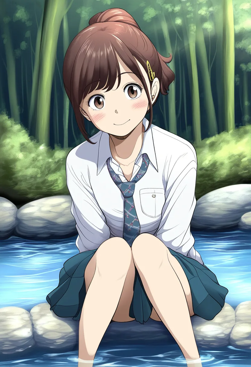 美少女in温泉