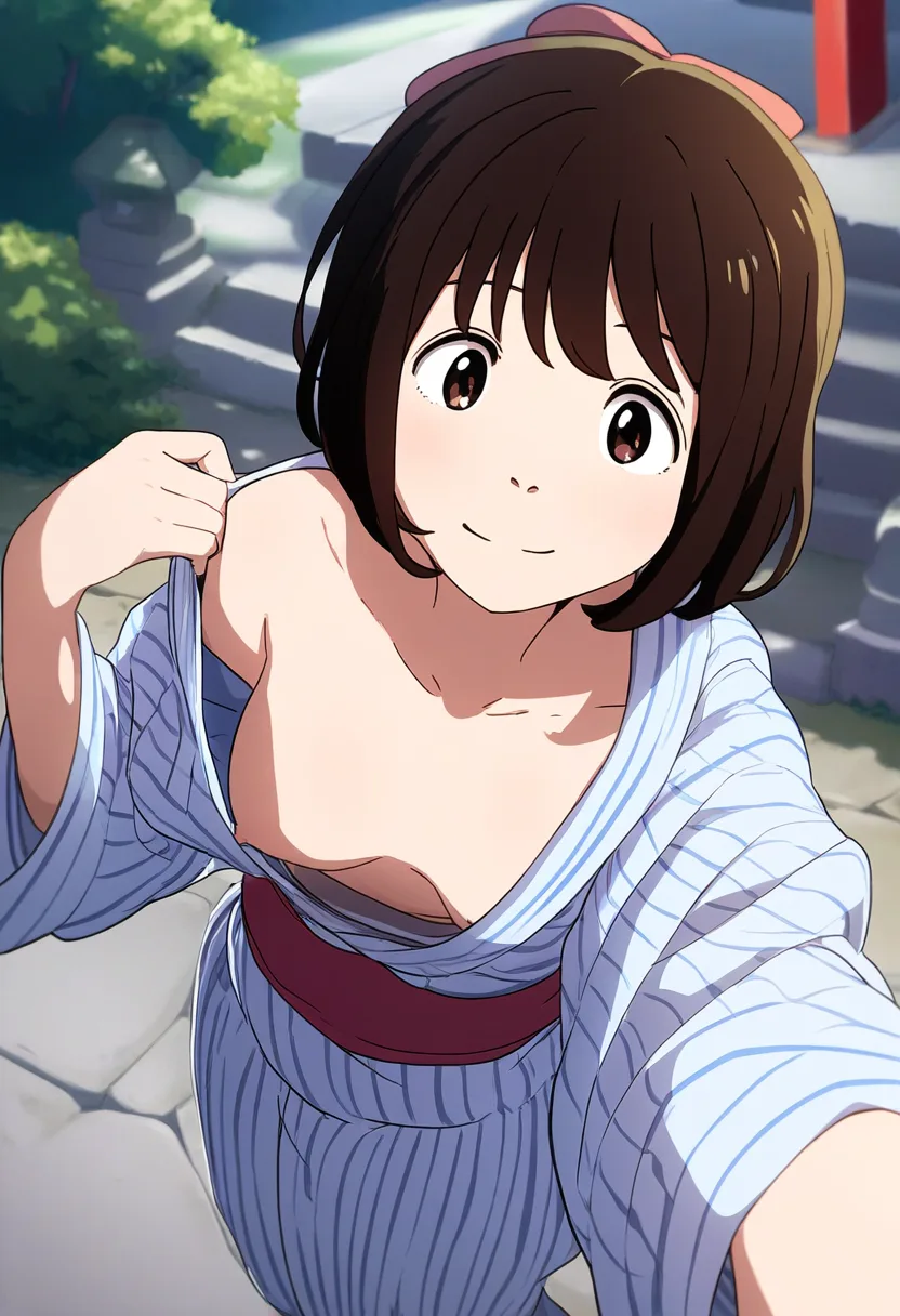 大きい乳がこぼれた女子