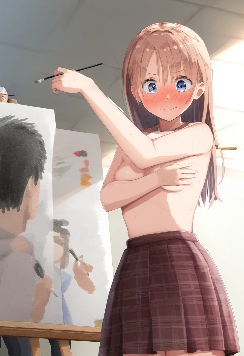 ヌードモデルの先生。