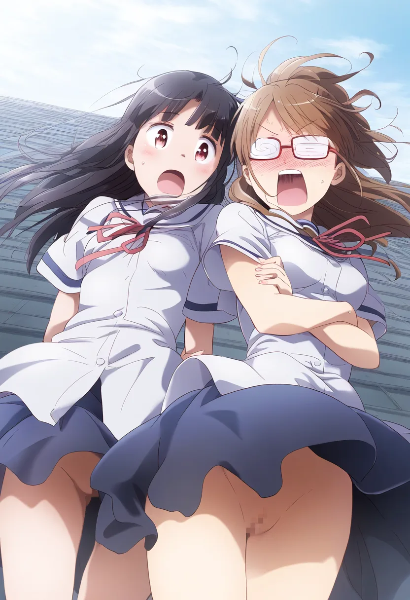 ノーパン女子たちの恥じらい