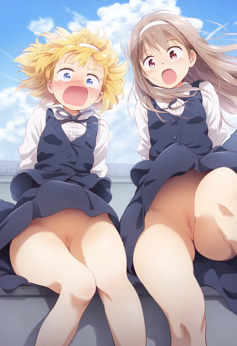 ノーパン女子のあられもない姿