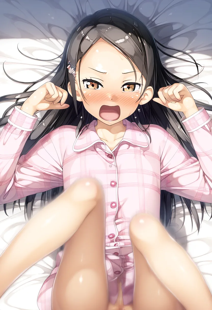 興奮しまくってエッチする黒髪のお嬢