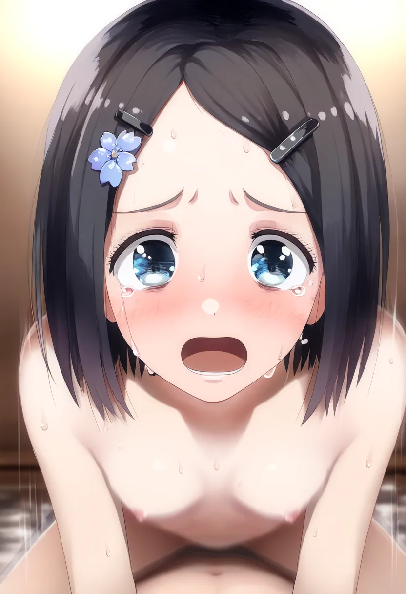 ぱっつん黒髪の女の子は挑発した代償を払っている