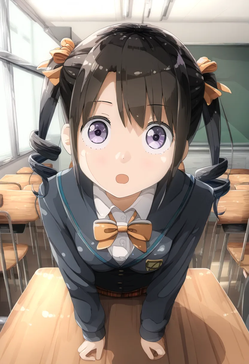 性行為実習まえのツインテ娘