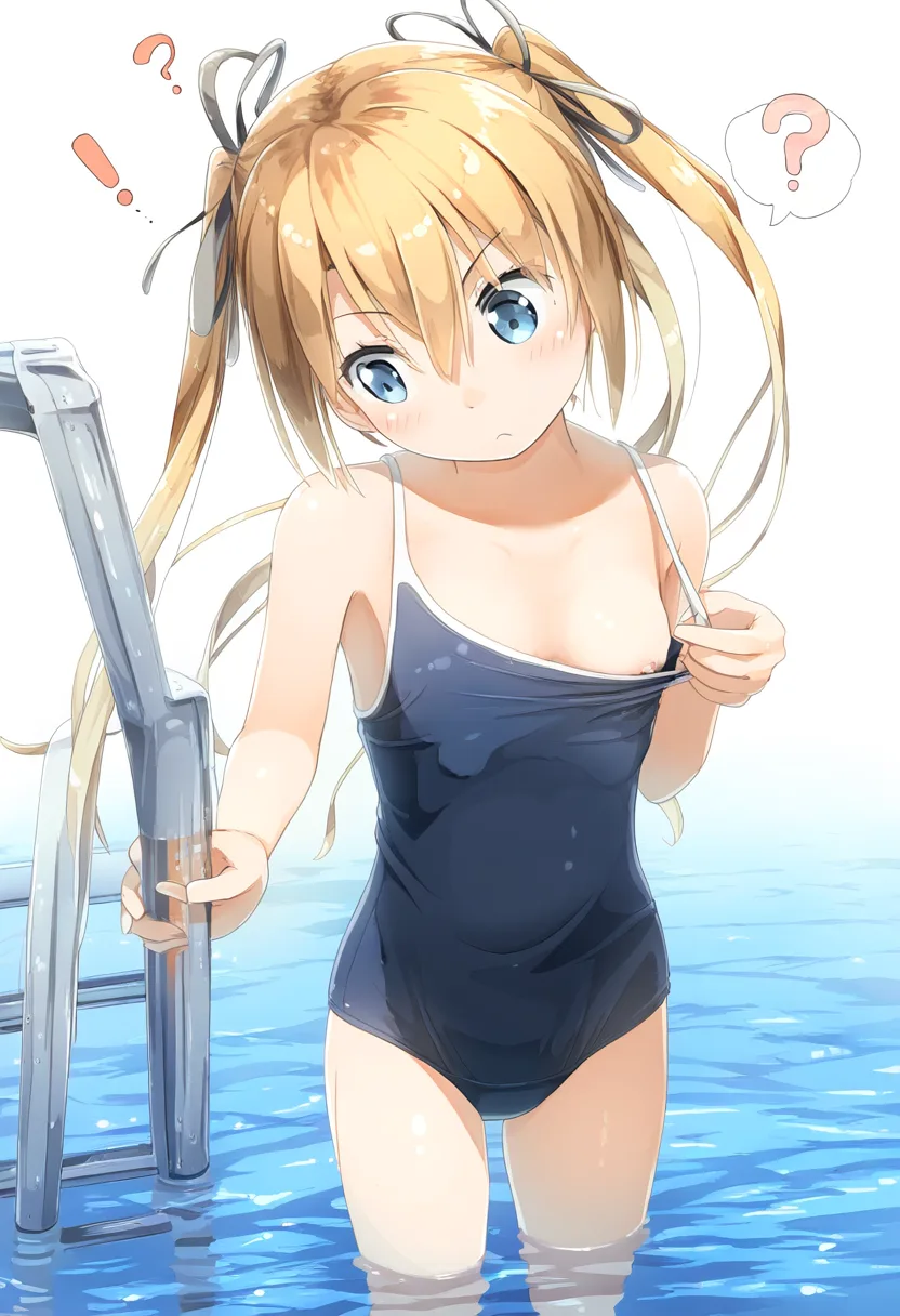 金髪ツインテ女子は水泳部