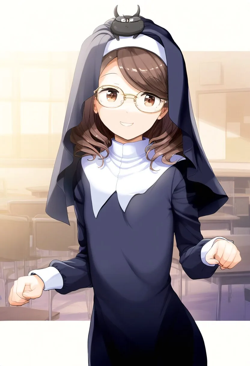 みのりさんが教室で踊る