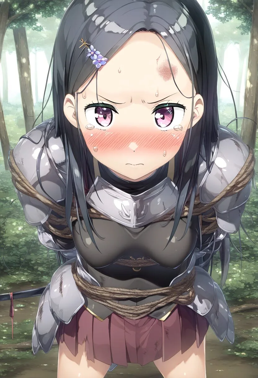 縛られている超絶可愛い系女子