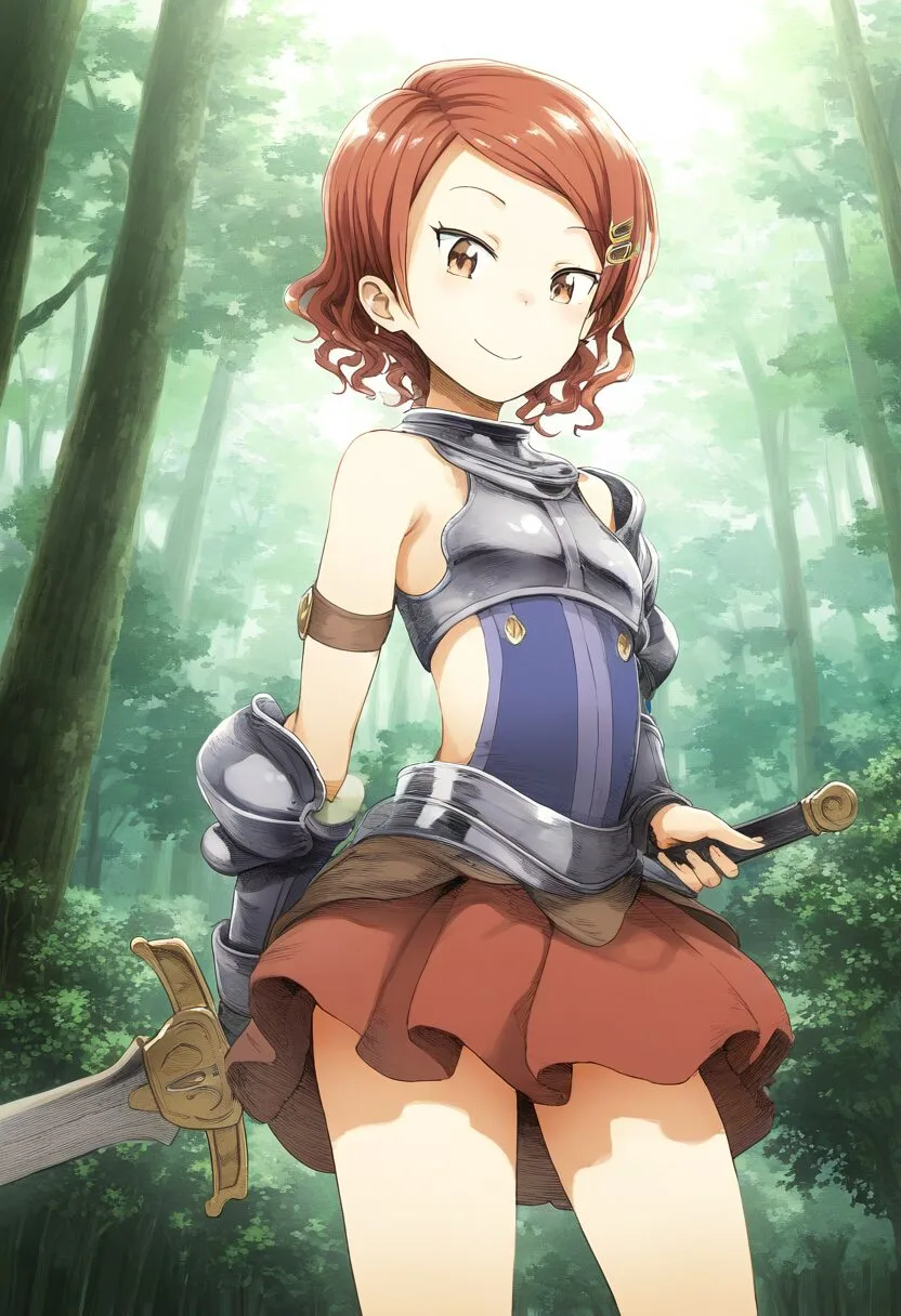 鎧と剣を纏う夏霧