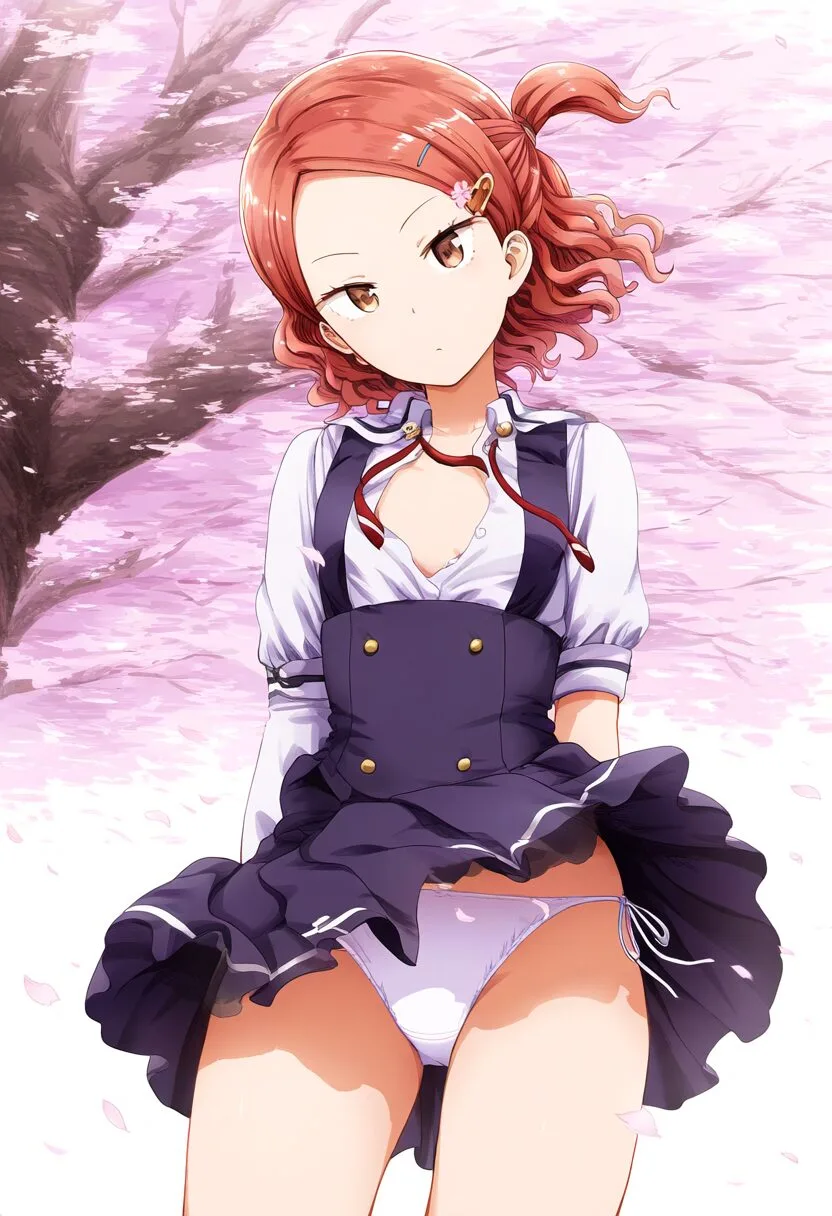 パンチラ夏霧あかね
