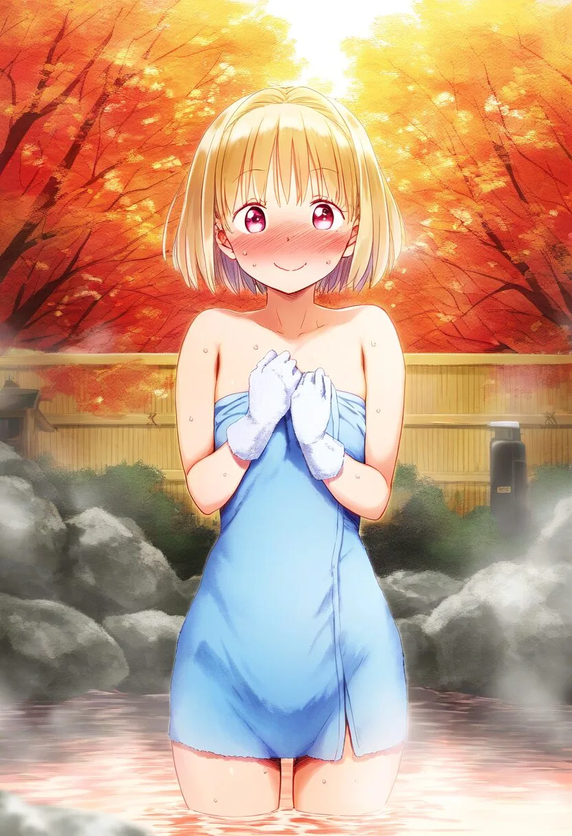 聡明なる姫様と温泉で出会う