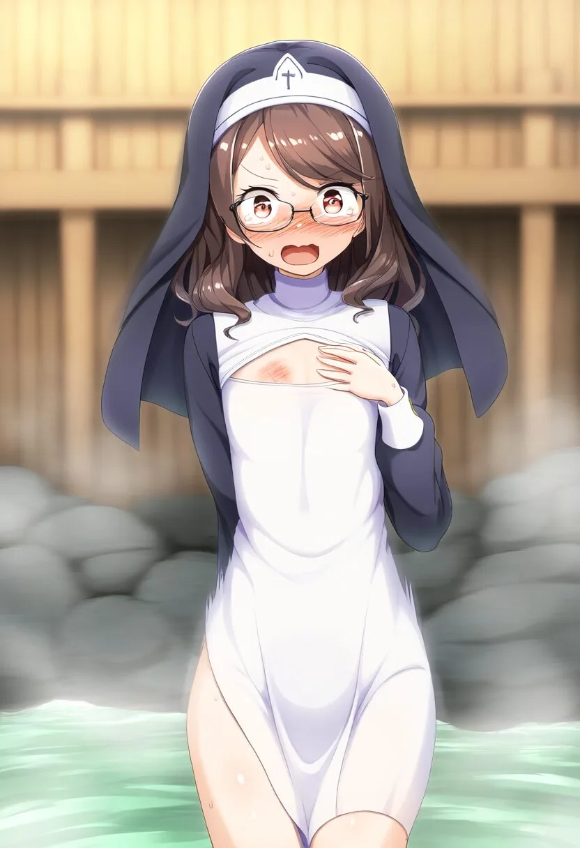 後ろからファックされる可愛いシスター