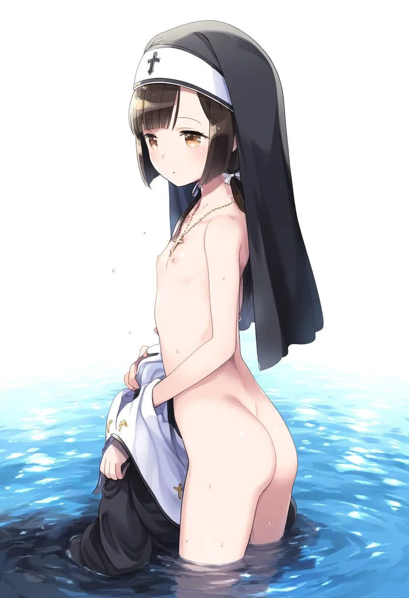 水浴びする