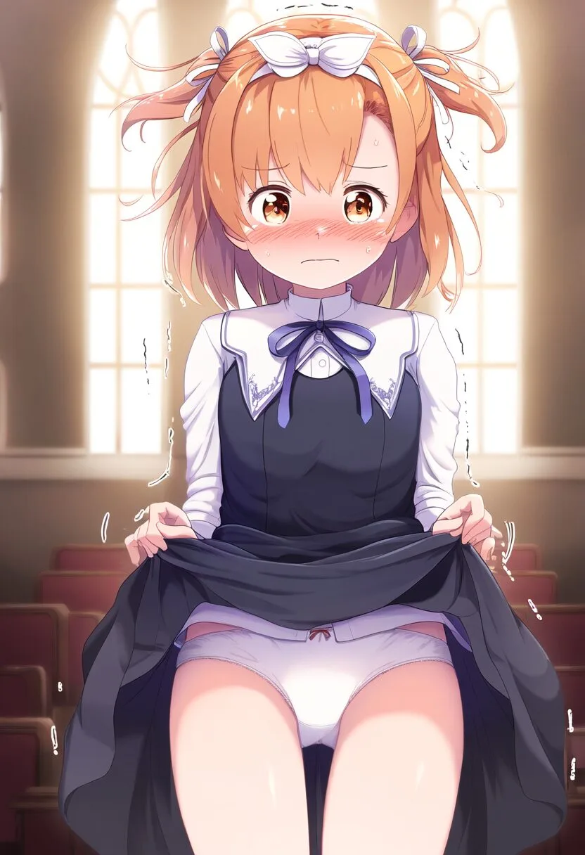 みつきはたくし上げてる