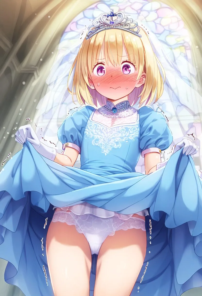 シスターの王国の姫はたくし上げる
