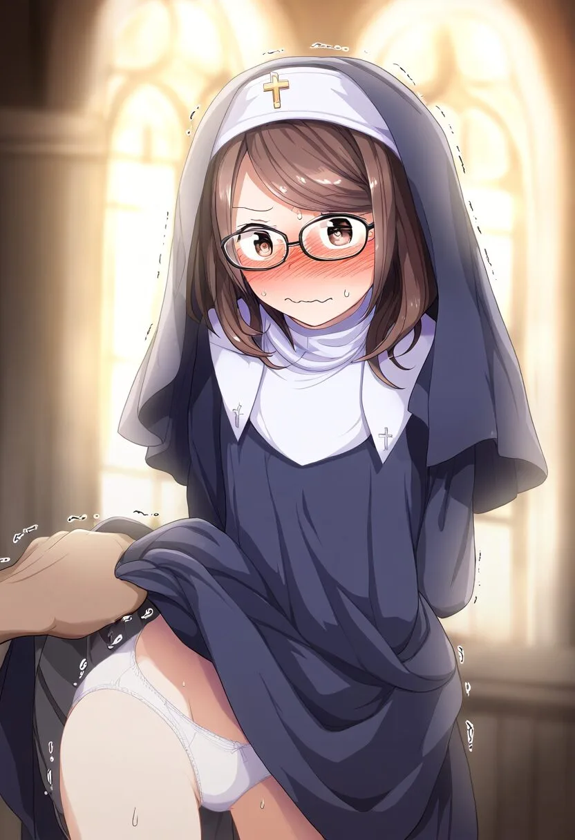 たくし上げる清華みのり