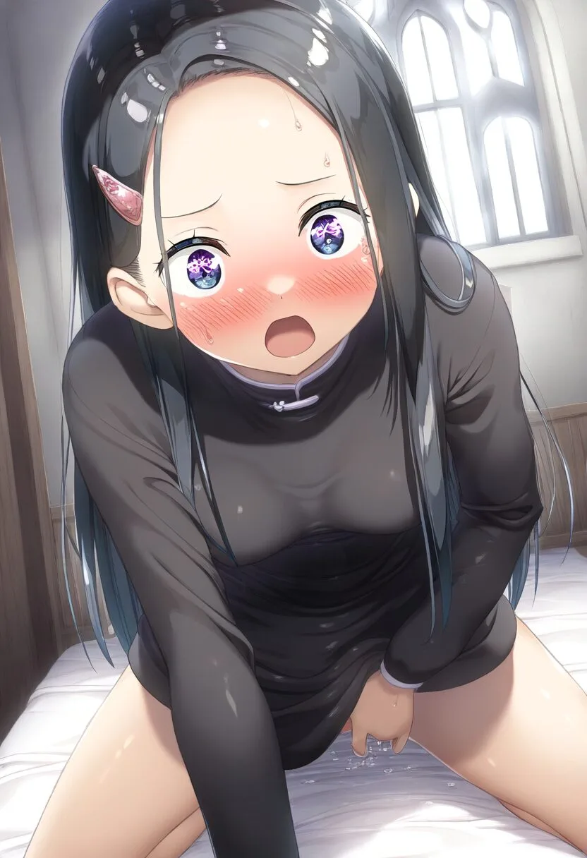 おなバレしちゃった可愛すぎる女の子
