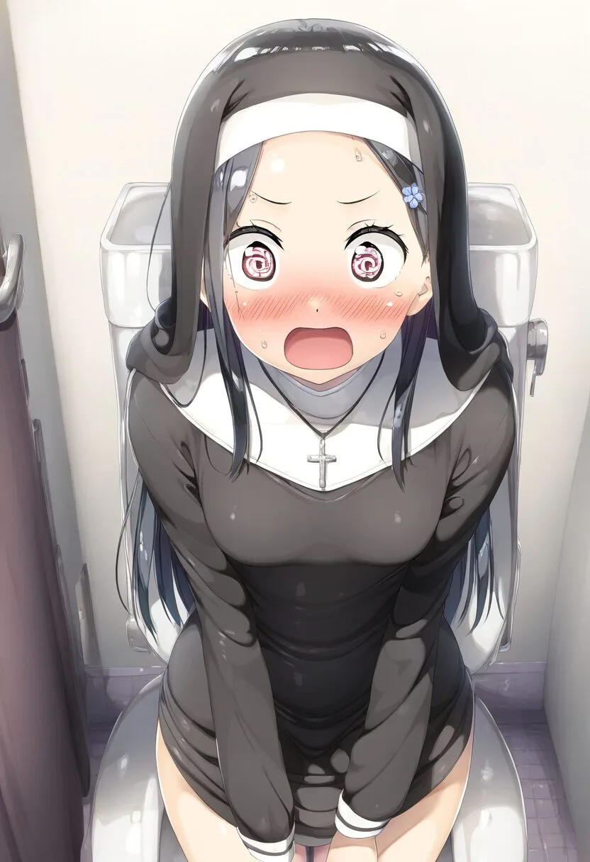 トイレで鉢合わせた可愛すぎる女の子