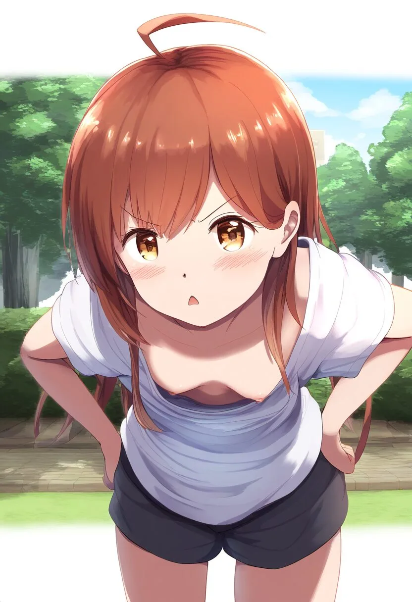 あおいは怒っているのに乳首見えてる