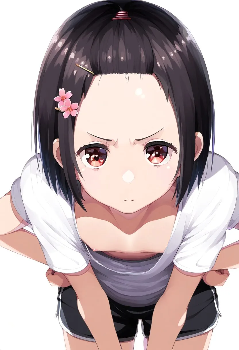 黒髪ぱっつん女子は怒っている