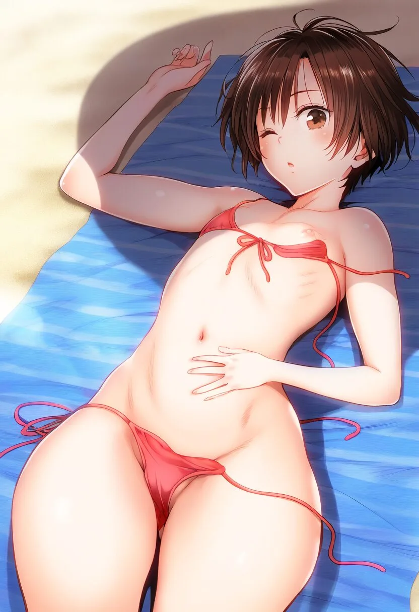 リゼットは紐が外れちゃっている