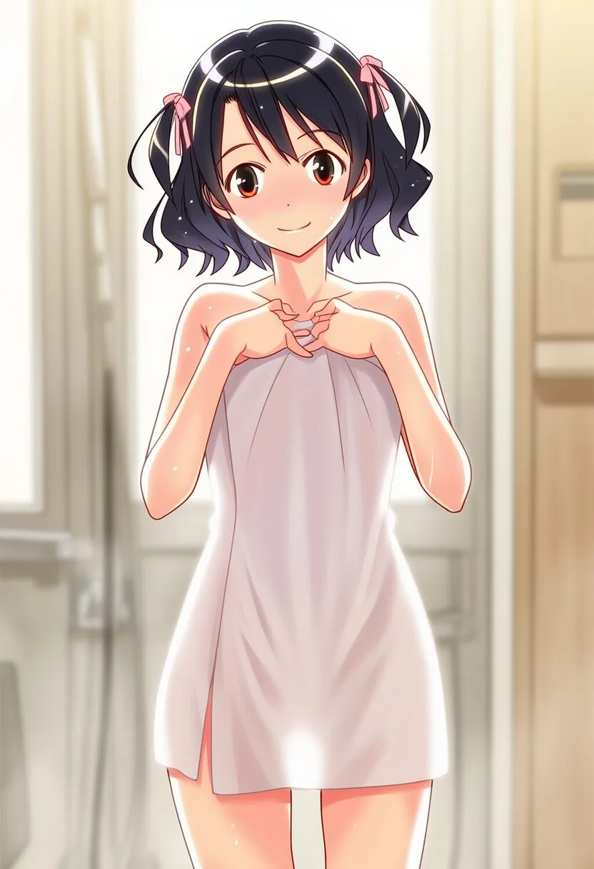 みつきとシャワールームで出くわす