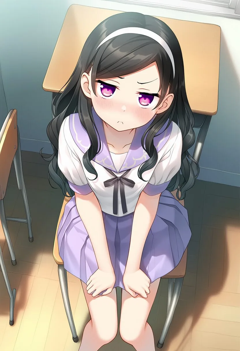 ちょっと怒る可愛い女子