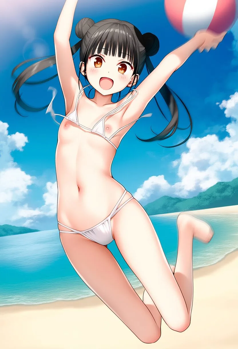 ポロリしちゃってる張華