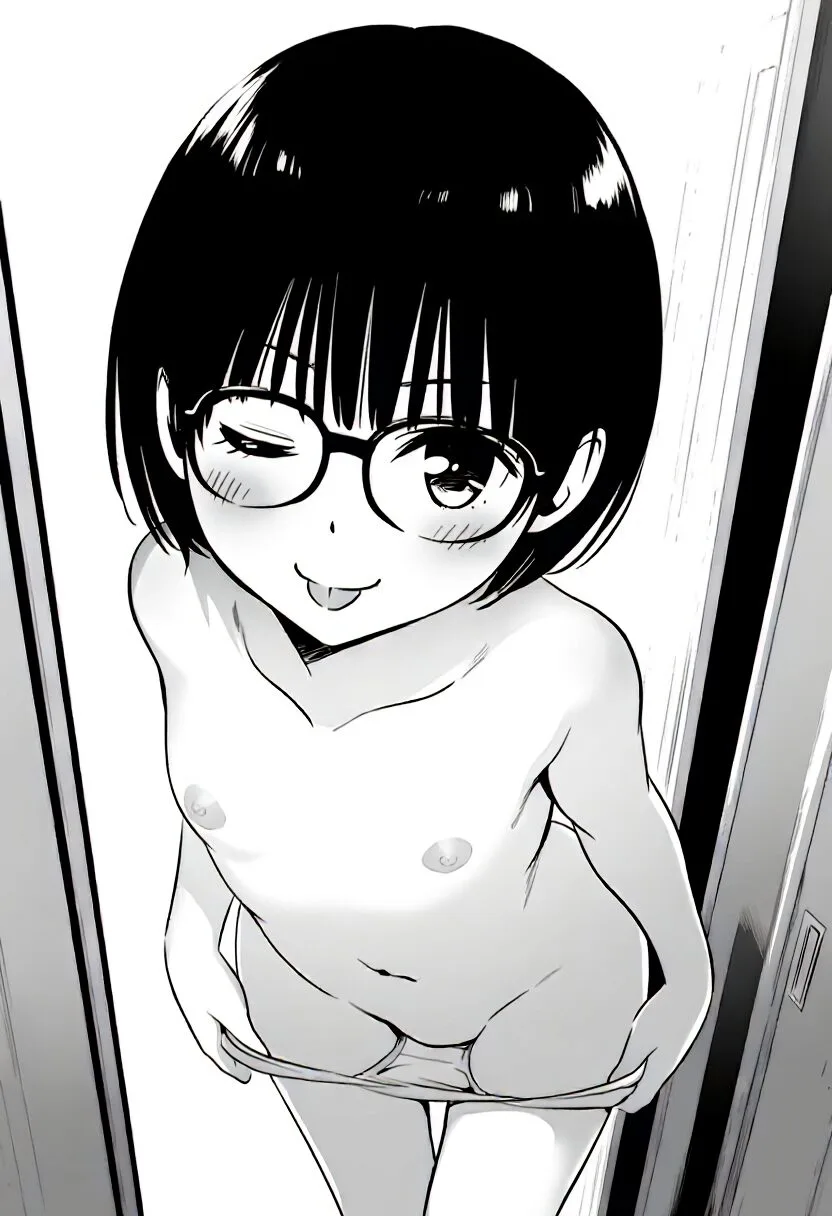 可愛いメガネ女子はイタズラな笑顔で脱いでる