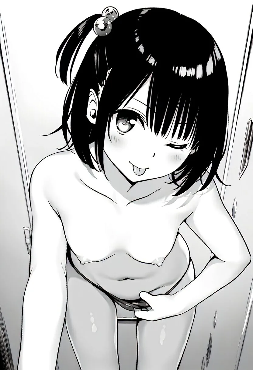 短髪で可愛い女子はイタズラな笑顔で脱いでる