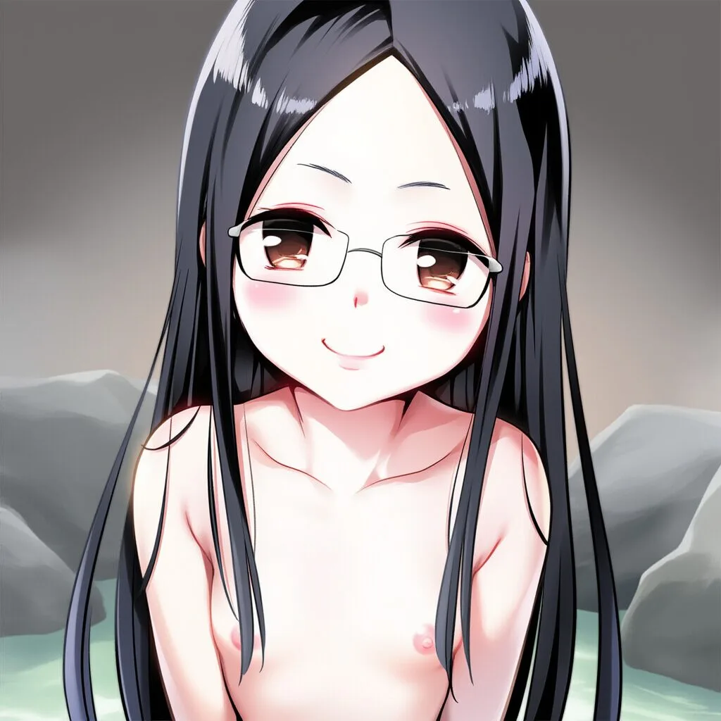 藤波つむぎは温泉で笑顔でおっぱい見せてる