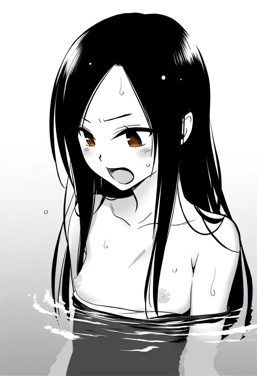 祈守ゆずはの水着が破れておっぱい丸見え