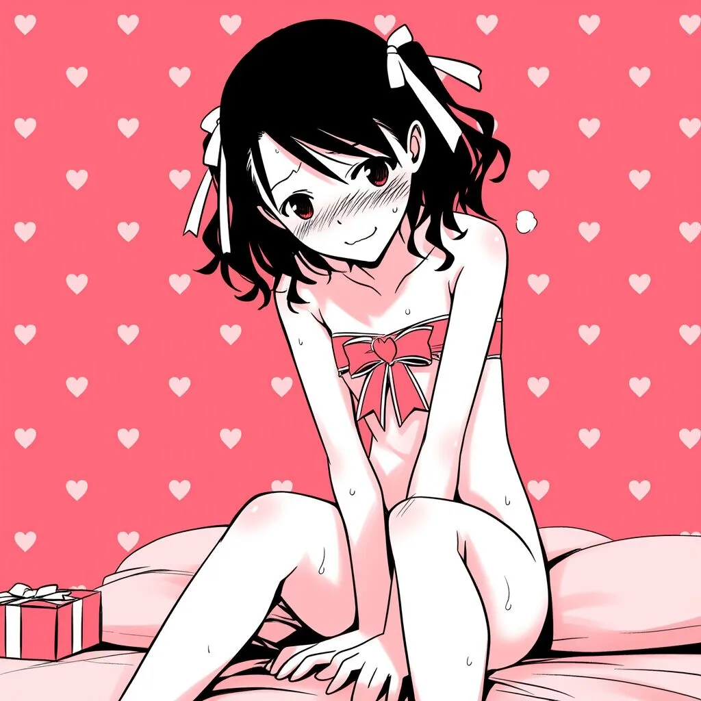歌原は体にリボンを巻いている