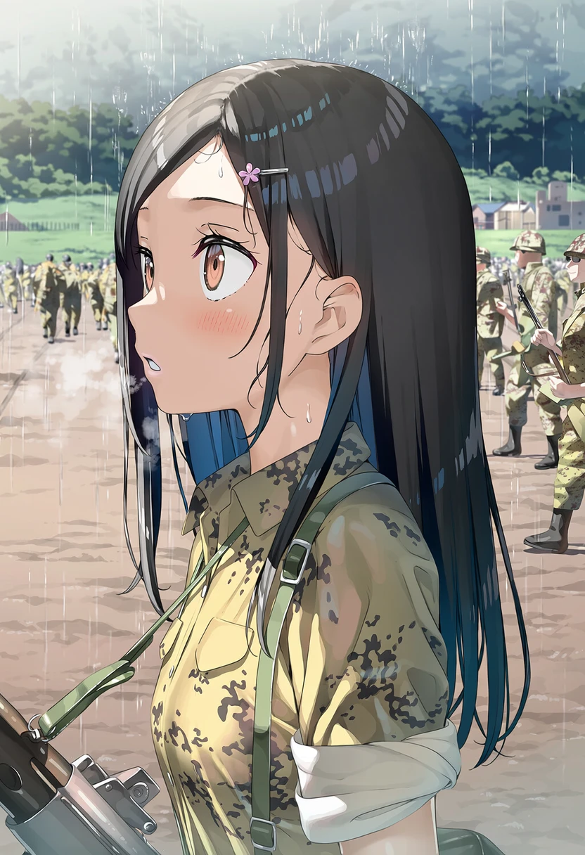 軍人五月女さなの行軍